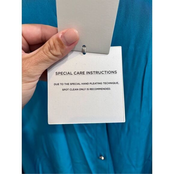 NWT tibi Arielle silk oversized midi dress - Picture 4 of 10